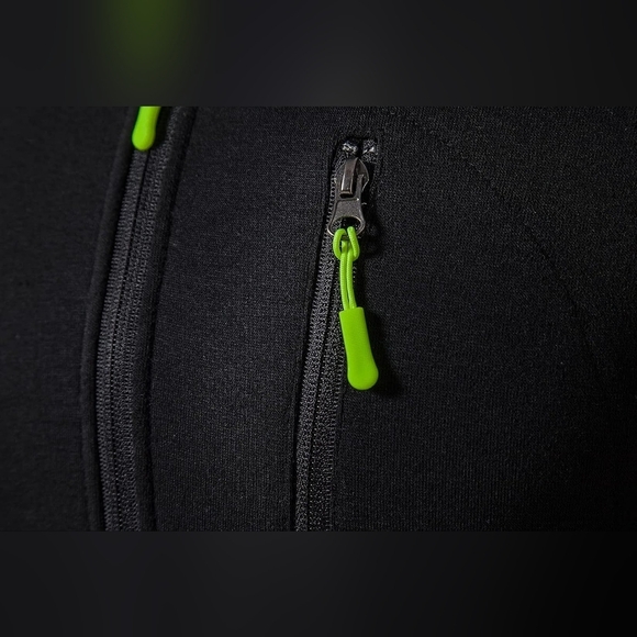 New Men's Full Zip Drawstring Hooded Sweater Multiple Sizes - Picture 4 of 6